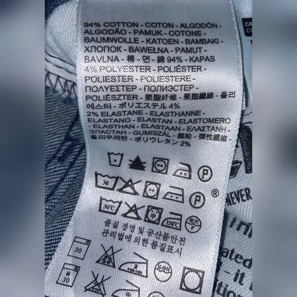 Dark Blue Denim Jeans By Levis - Picture 9 of 10